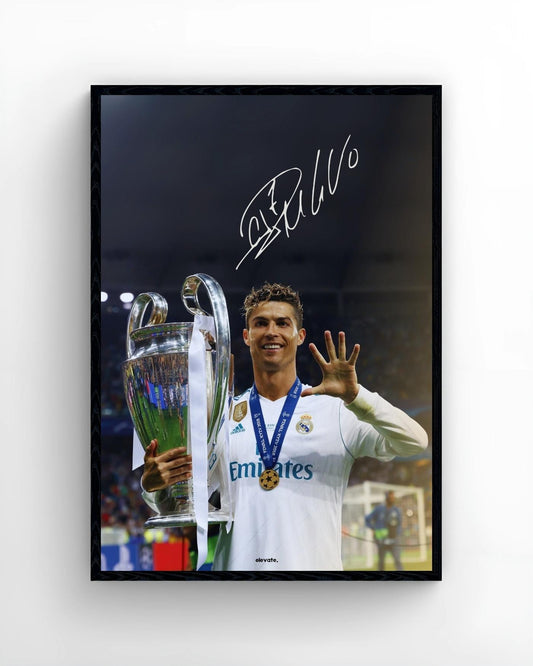 Cristiano Ronaldo – Five-Time UCL Champion