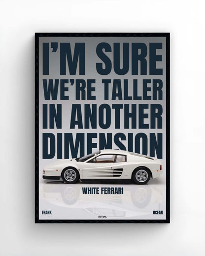 Frank Ocean - White Ferrari - Elevate