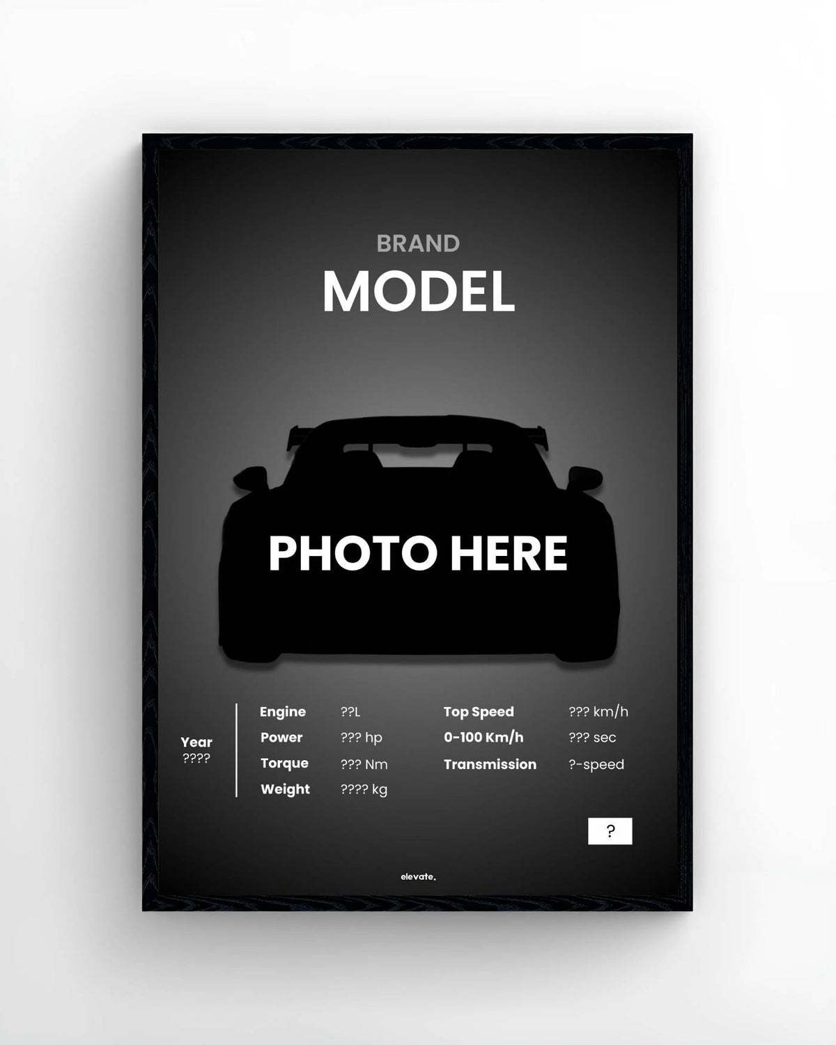 Custom Car - Front View - Elevate