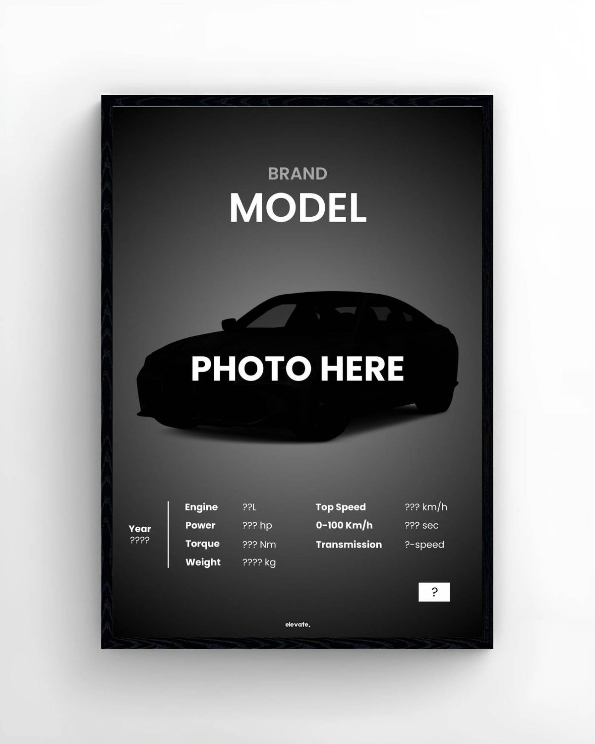 Custom Car - Side View - Elevate