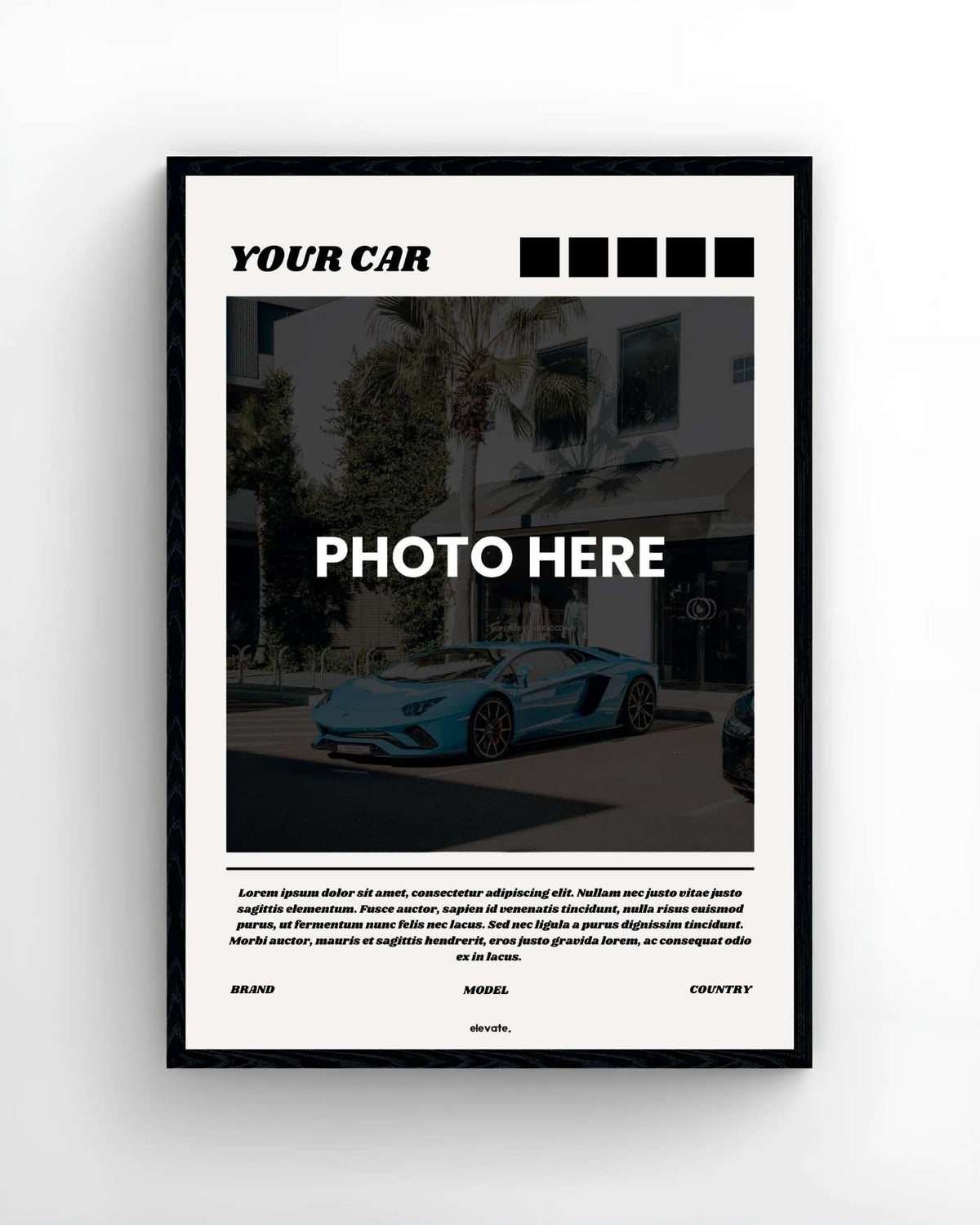 Custom Car - Elevate