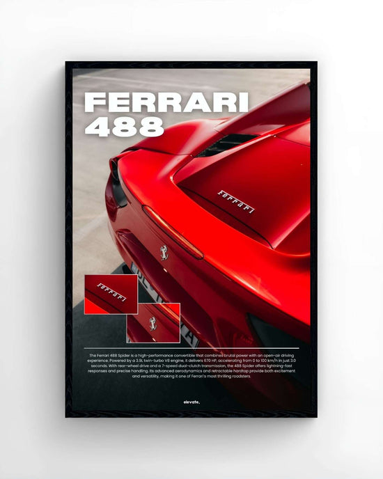 Ferrari 488 (Rouge)