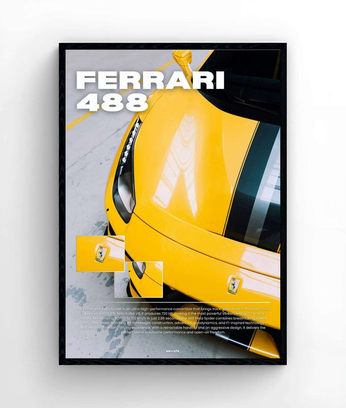 Ferrari 488 (Yellow) - Elevate