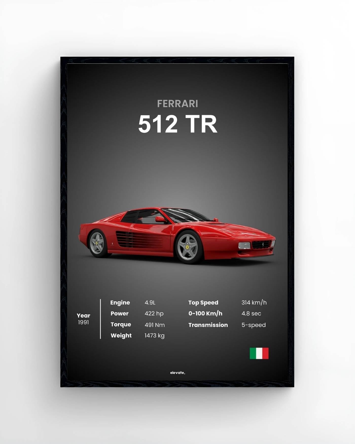 Ferrari Testarossa (Rouge)
