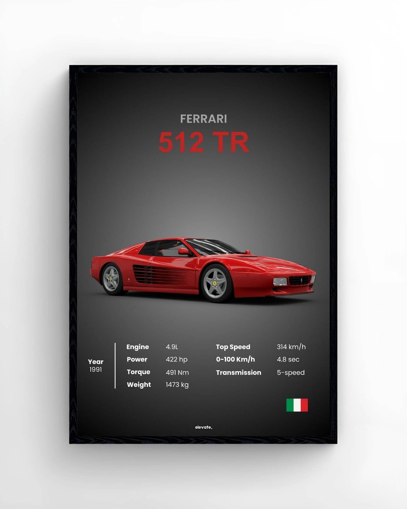 Ferrari Testarossa (Rouge)