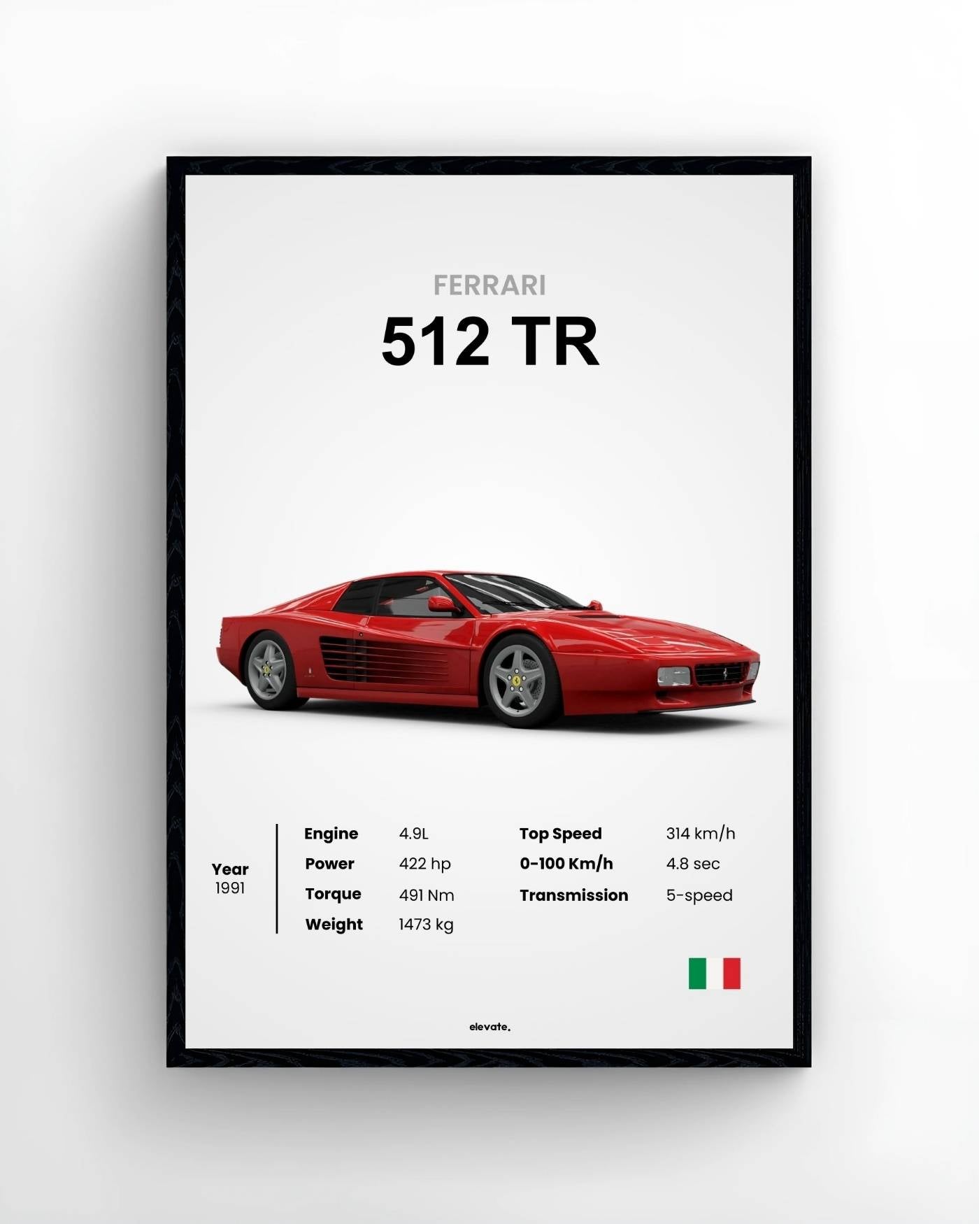 Ferrari Testarossa (Rouge)