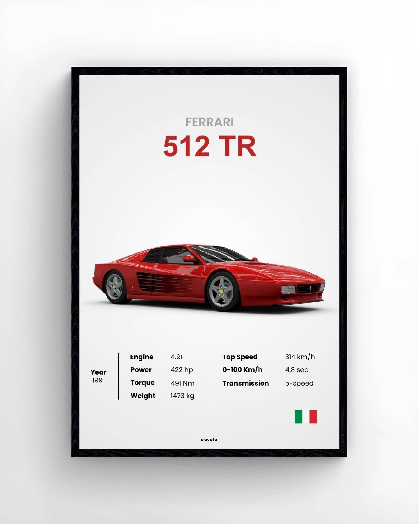 Ferrari Testarossa (Rouge)