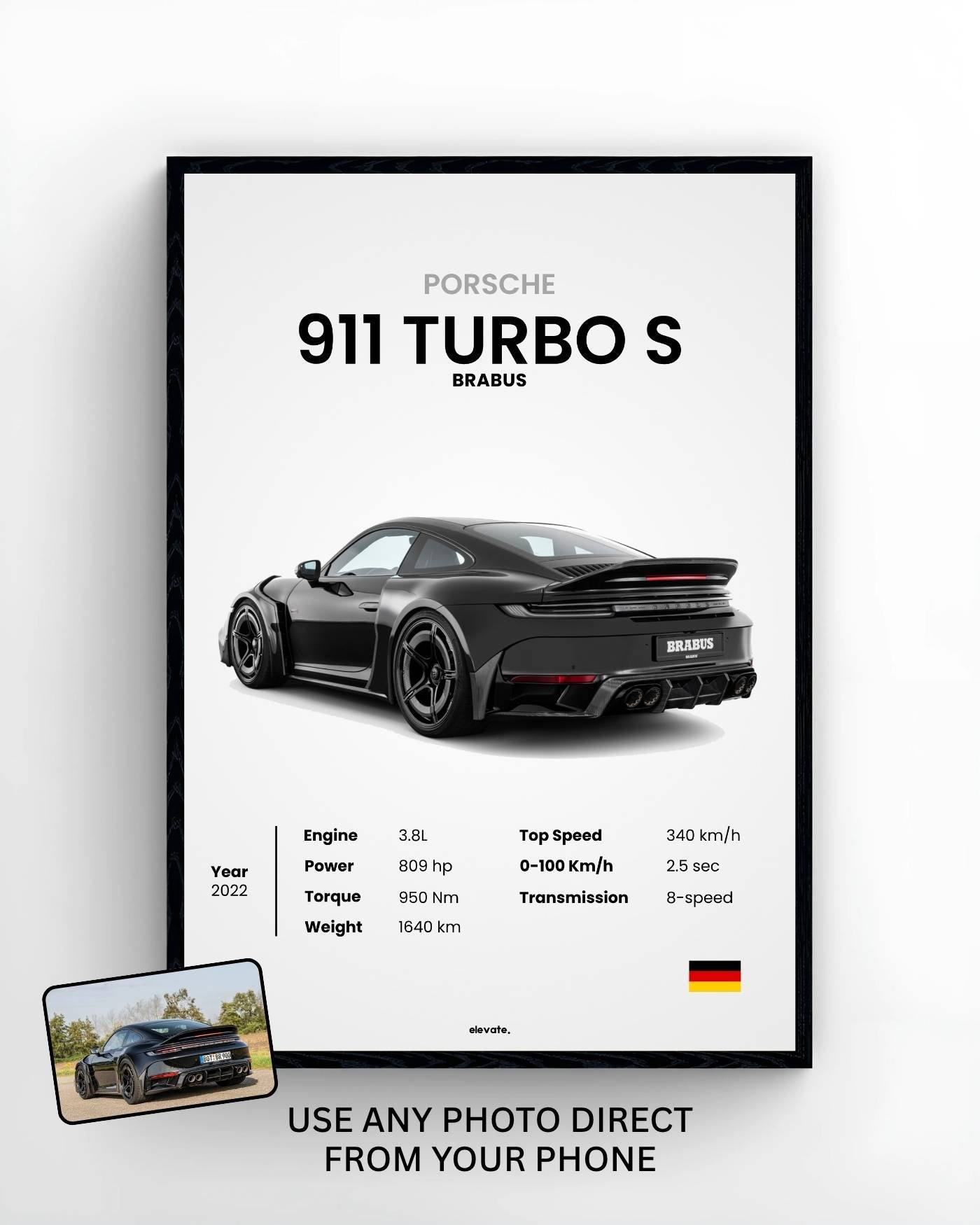 Kundenspezifisches Auto – Seitenansicht