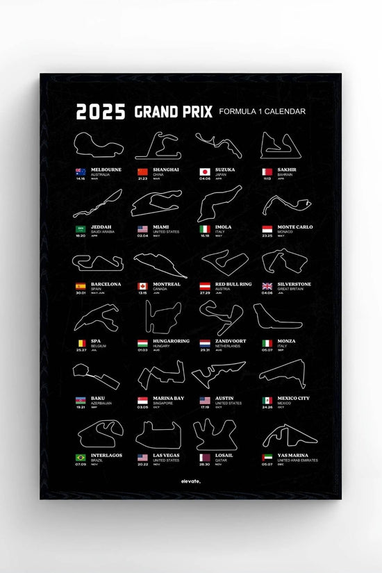 Formel-1-Rennkalender 2025