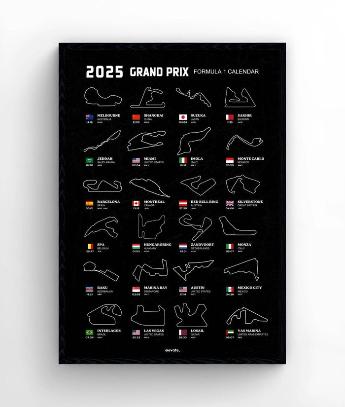 2025 Grand Prix Calendar