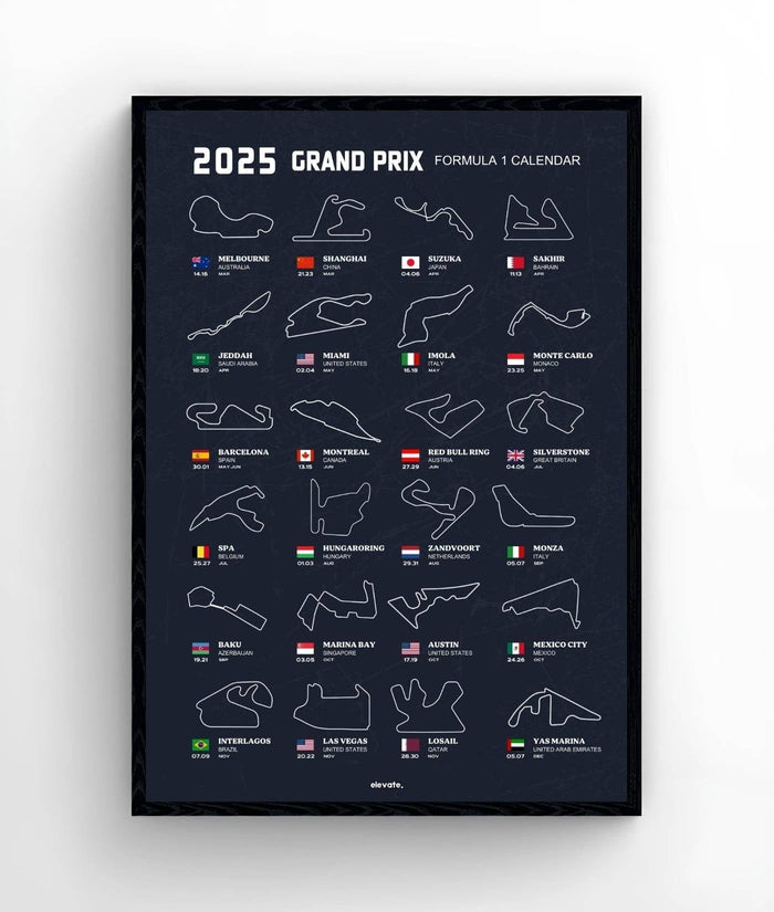 2025 Grand Prix Calendar