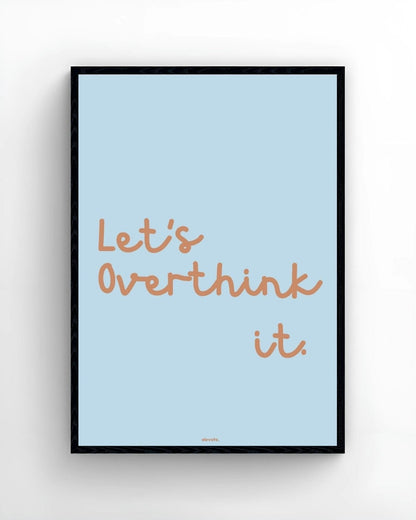 Let's Overthink It. - Elevate