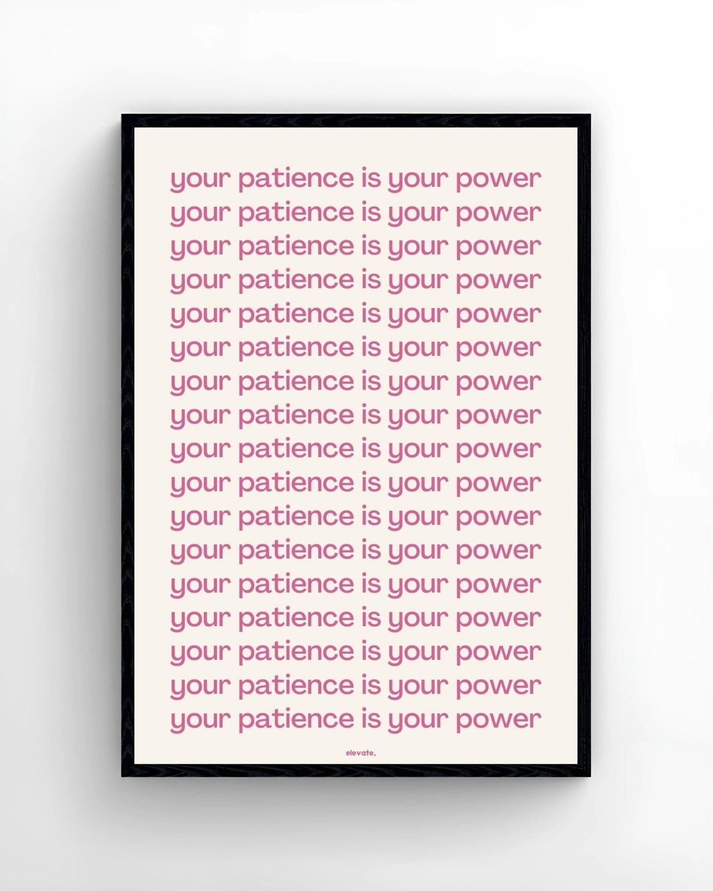 Your Patience Is Your Power