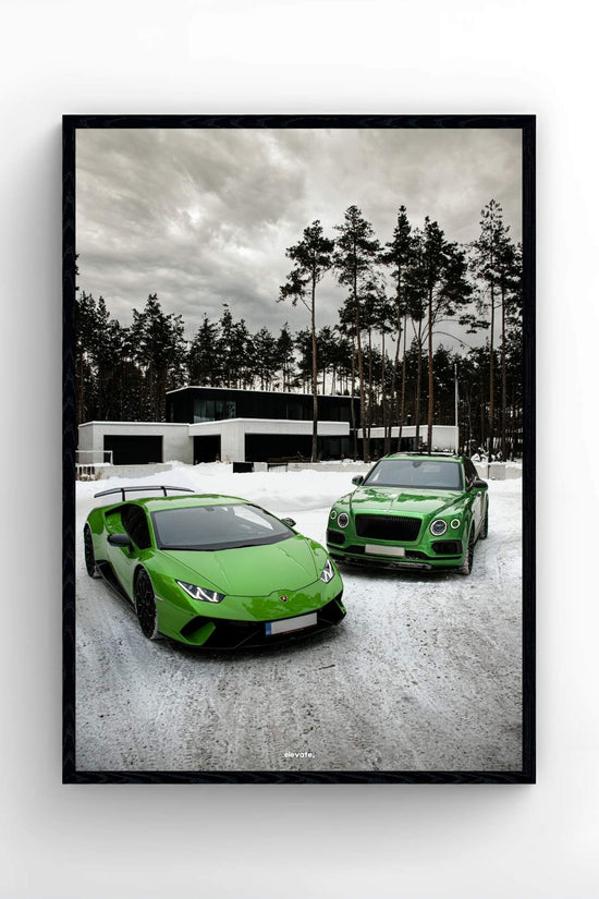 Lamborghini & Bentley (Green)