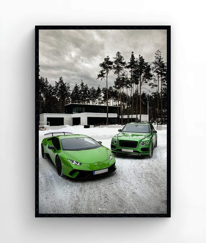 Lamborghini & Bentley (Green)