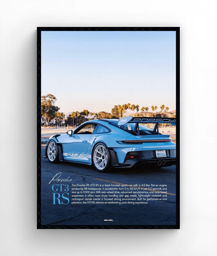 Porsche GT3 RS (Himmelblau)