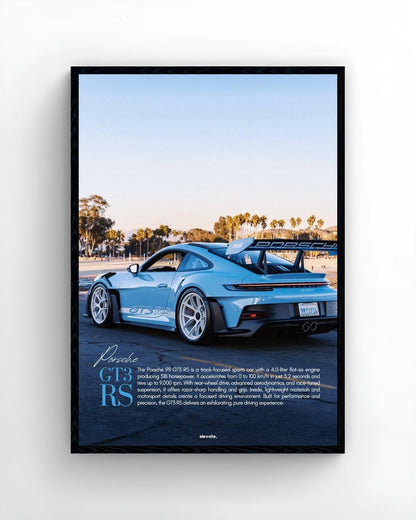 Porsche GT3 RS Sky Blue - Elevate