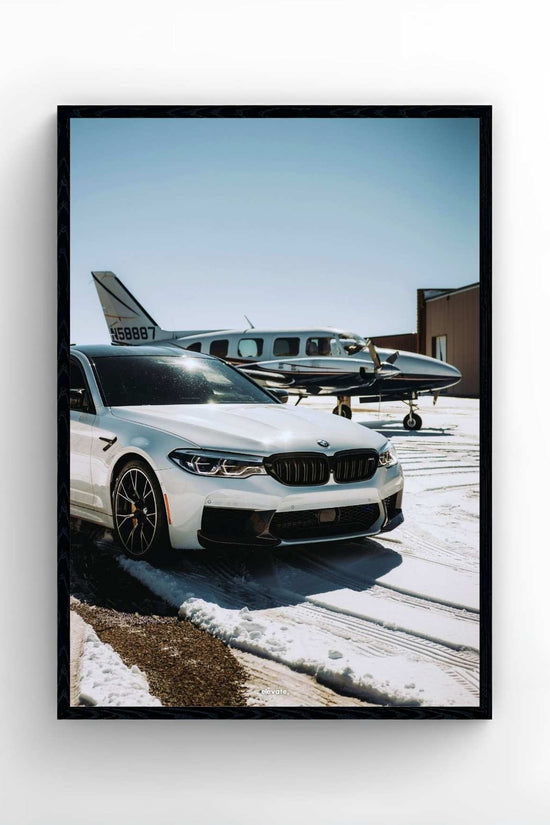 BMW im Schnee