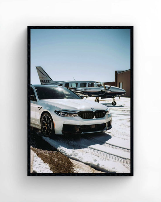 BMW dans la neige