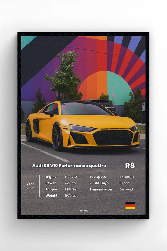 Audi R8 (Yellow)