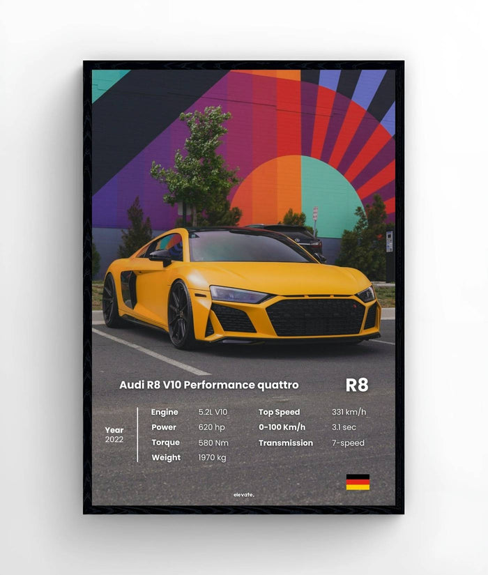Audi R8 (Yellow)
