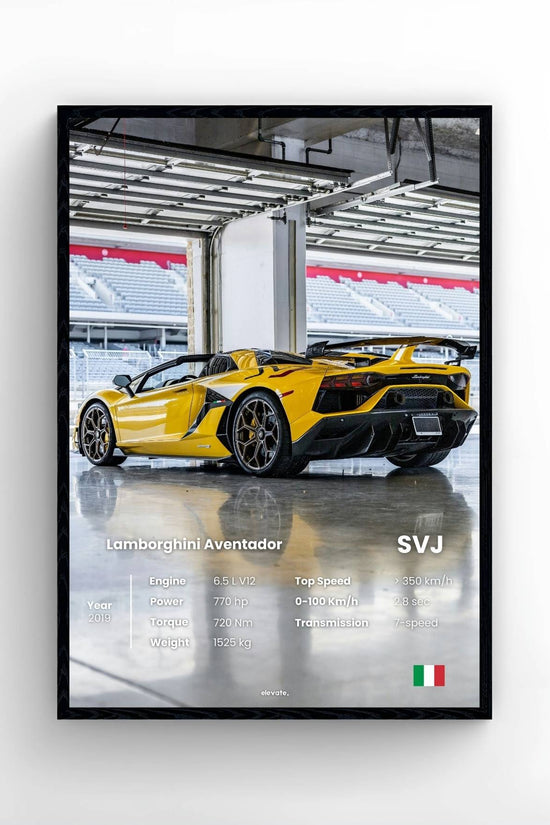 Lamborguini Aventador SVJ (Yellow)