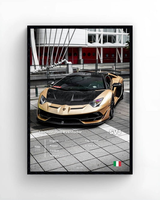 Lamborguini Aventador SVJ (Bronze)