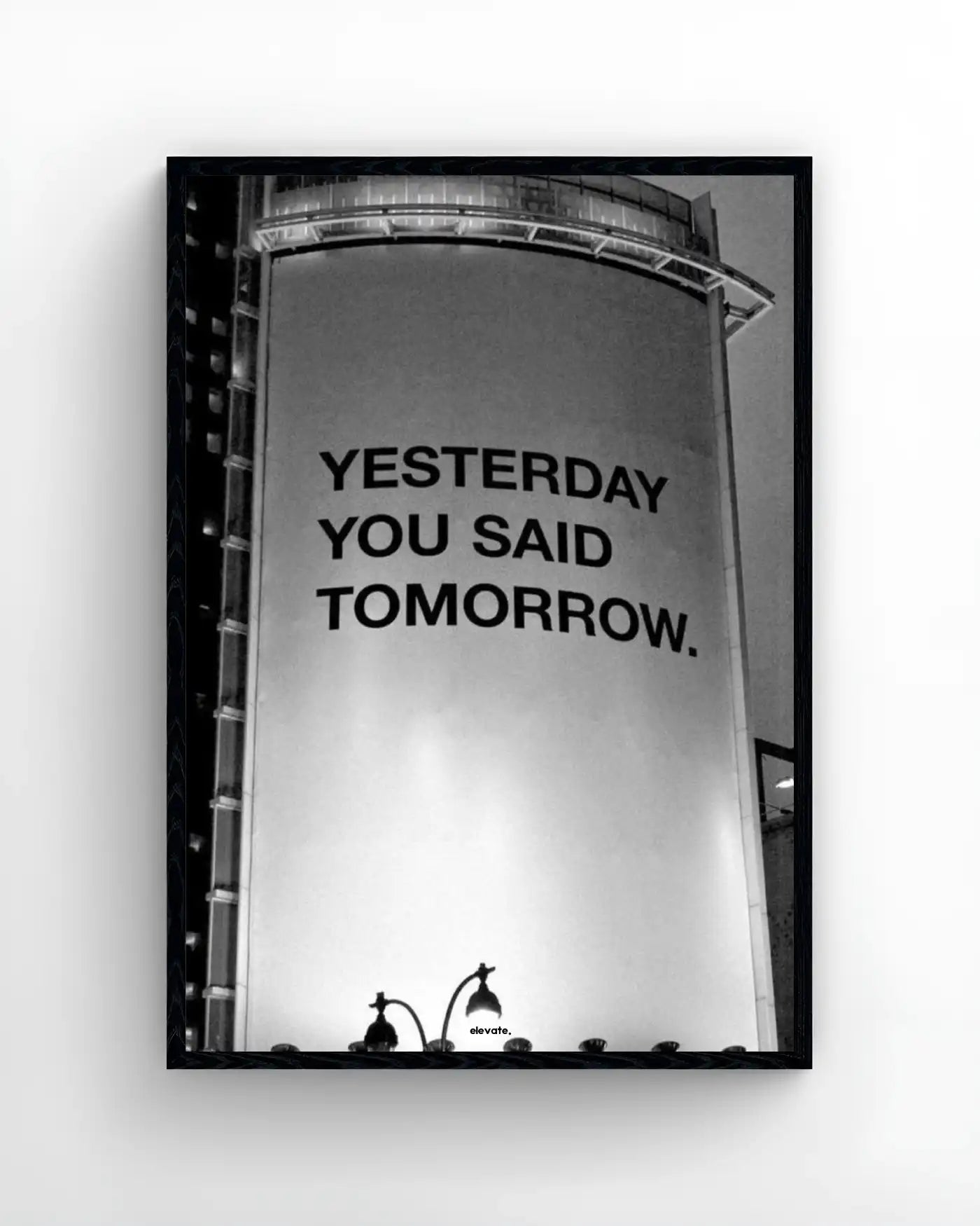 Yesterday You Said Tomorrow. - Billboard